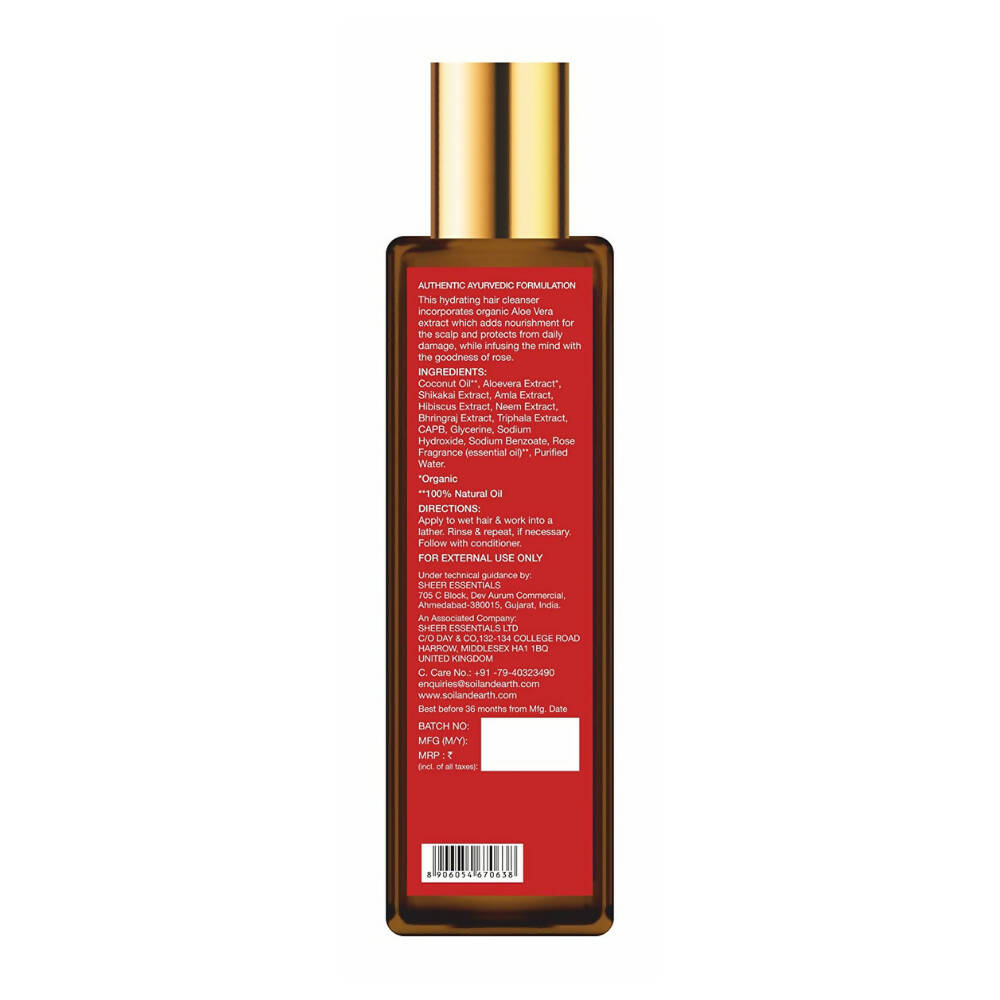 Soil And Earth Indian Rose Hair Cleanser - Distacart