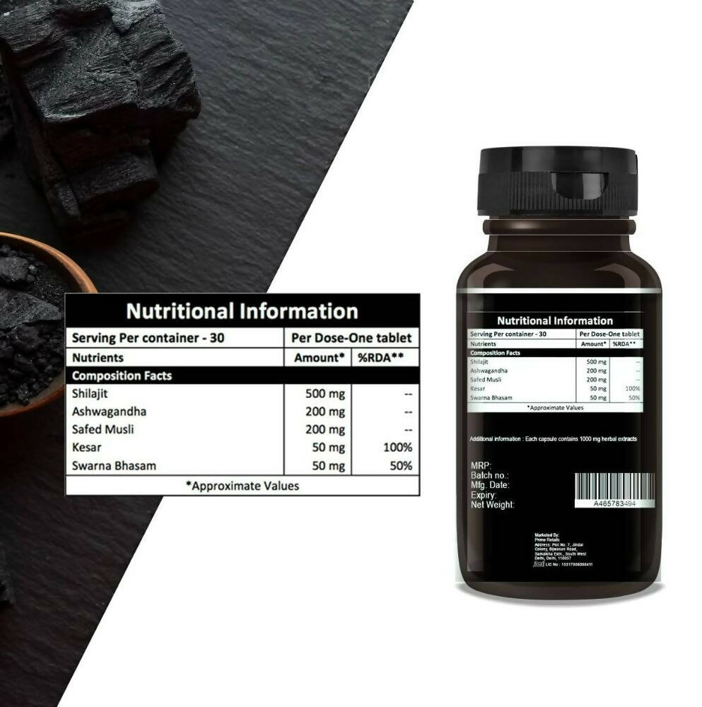 LongHealth Pure Himalayan Organic Sj Tablets - Distacart