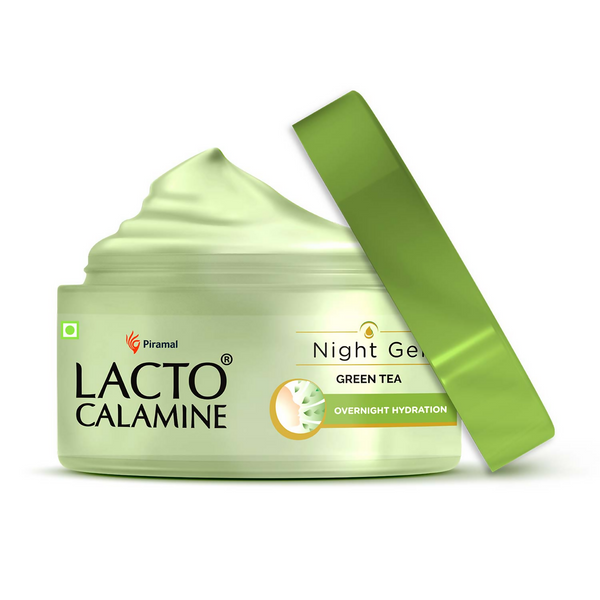 Lacto Calamine Night Gel with Green Tea - Distacart