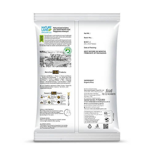 Nature Land Organics Rice Poha - Distacart