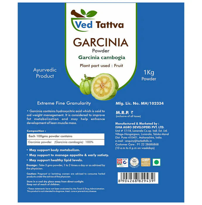 Ved Tattva Garcinia Powder - Distacart