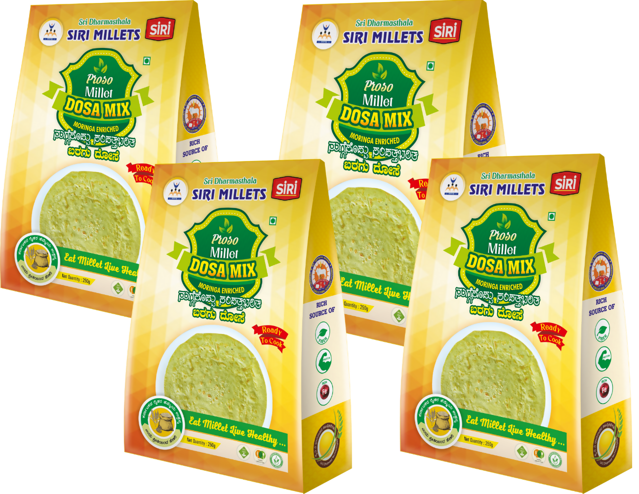 Siri Millets Proso Millet Dosa Mix with Moringa - Distacart