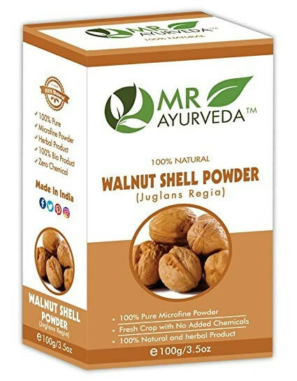 MR Ayurveda Walnut Shell Powder - Distacart