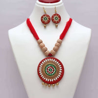 Thumbnail for Terracotta Jewelry Ethnic Chandra Haar Necklace Set