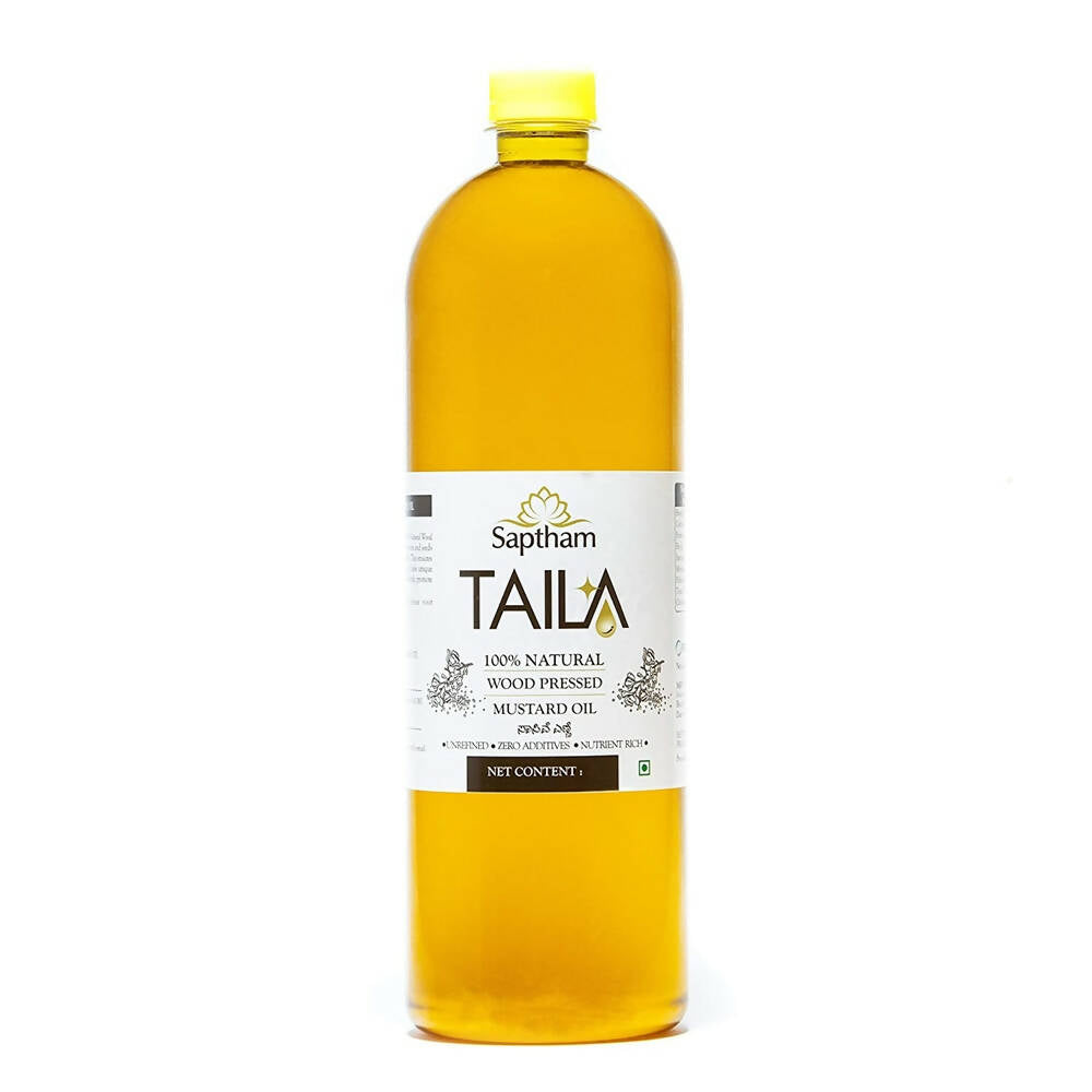 Saptham Taila 100% Wood Pressed Mustard Oil - Distacart