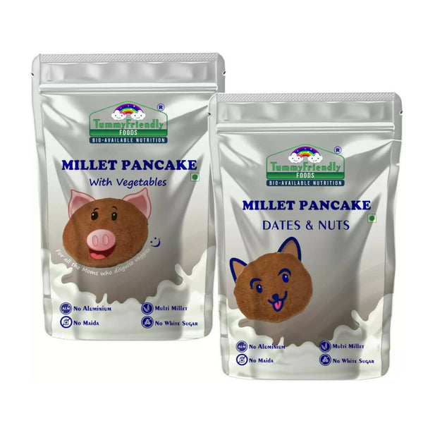 TummyFriendly Foods Millet Pancake Mix - Veggies, Dates, Nuts - Distacart