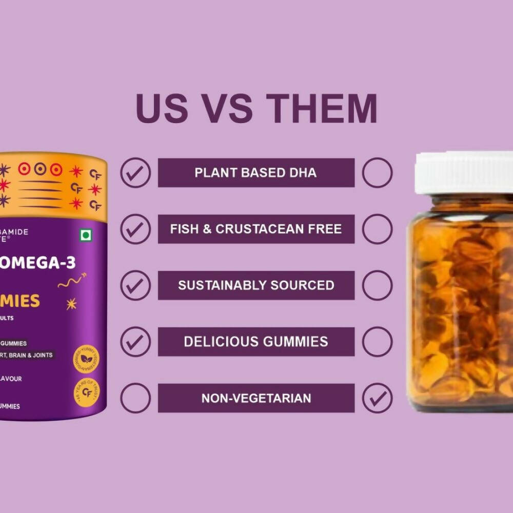 Carbamide Forte Veg Omega 3 - DHA Gummies - Distacart