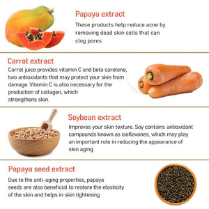 Astaberry Papaya Face Wash-Reduces Pigmentation & Moisturizes - Distacart