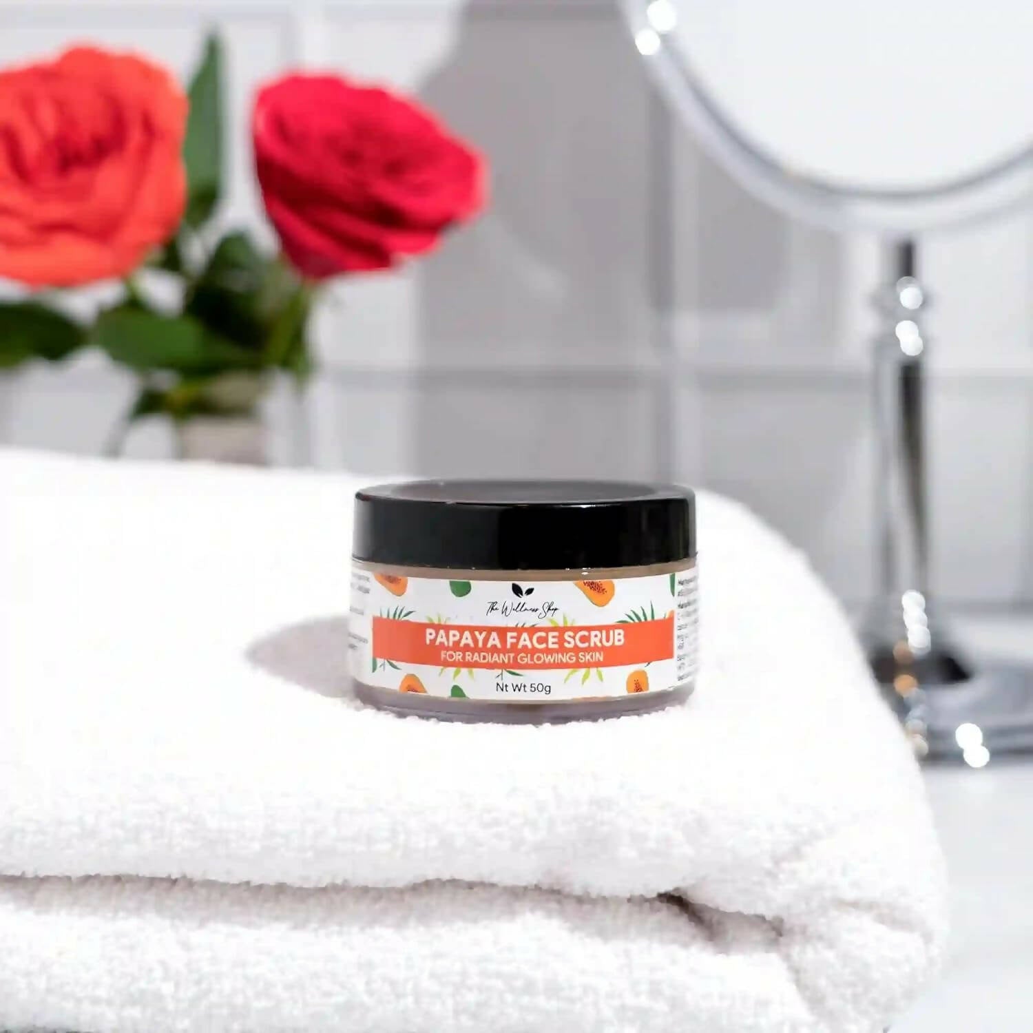 The Wellness Shop Papaya Face Scrub - Distacart