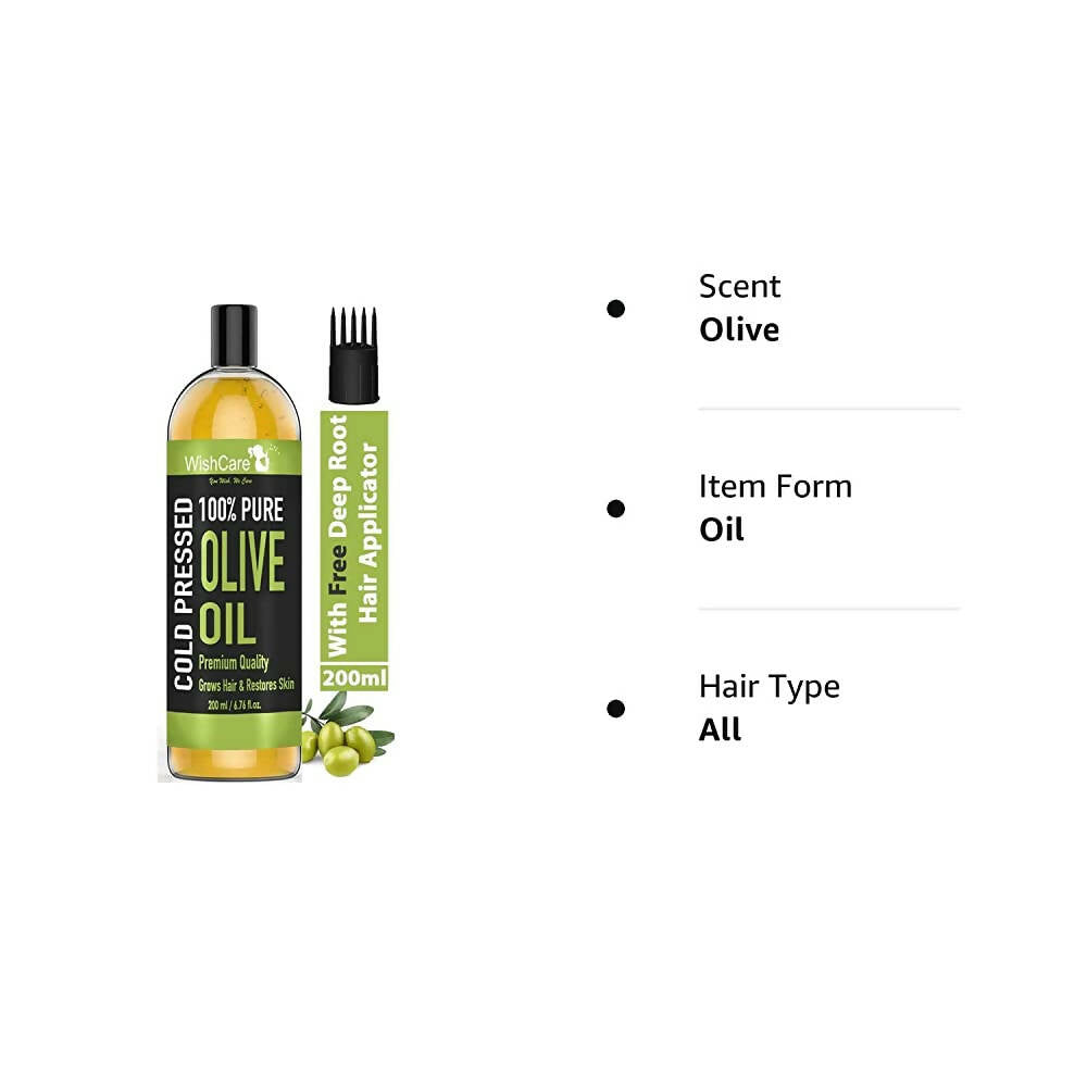 Buy WishCare 100 Pure Premium Cold Pressed Olive Oil Online at Best