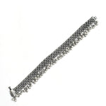 Thumbnail for Mominos Fashion Kamal Johar Oxidised Silver Traditional Wear Anklets