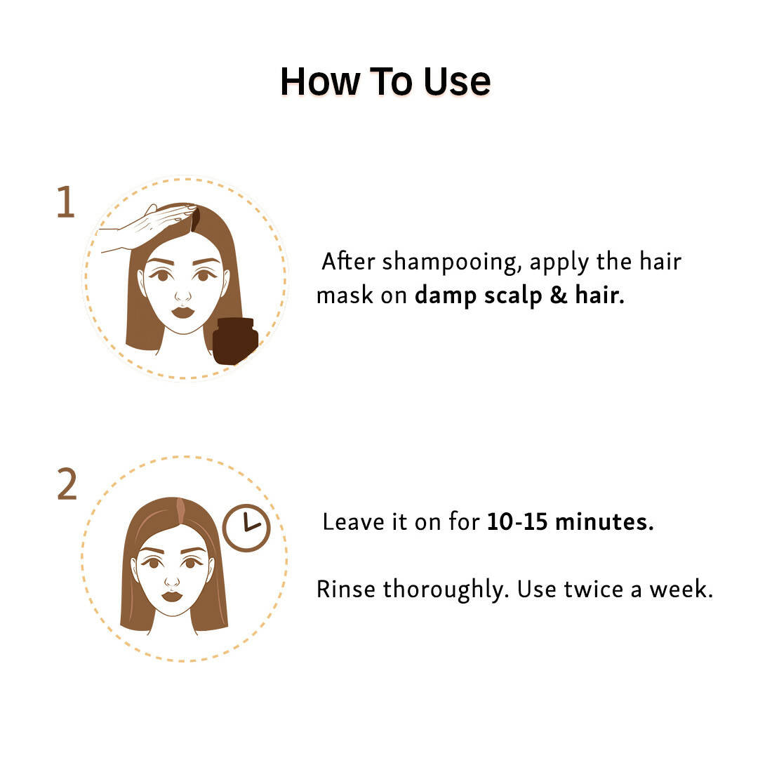 mCaffeine Naked & Raw Coffee Hair Mask - Distacart