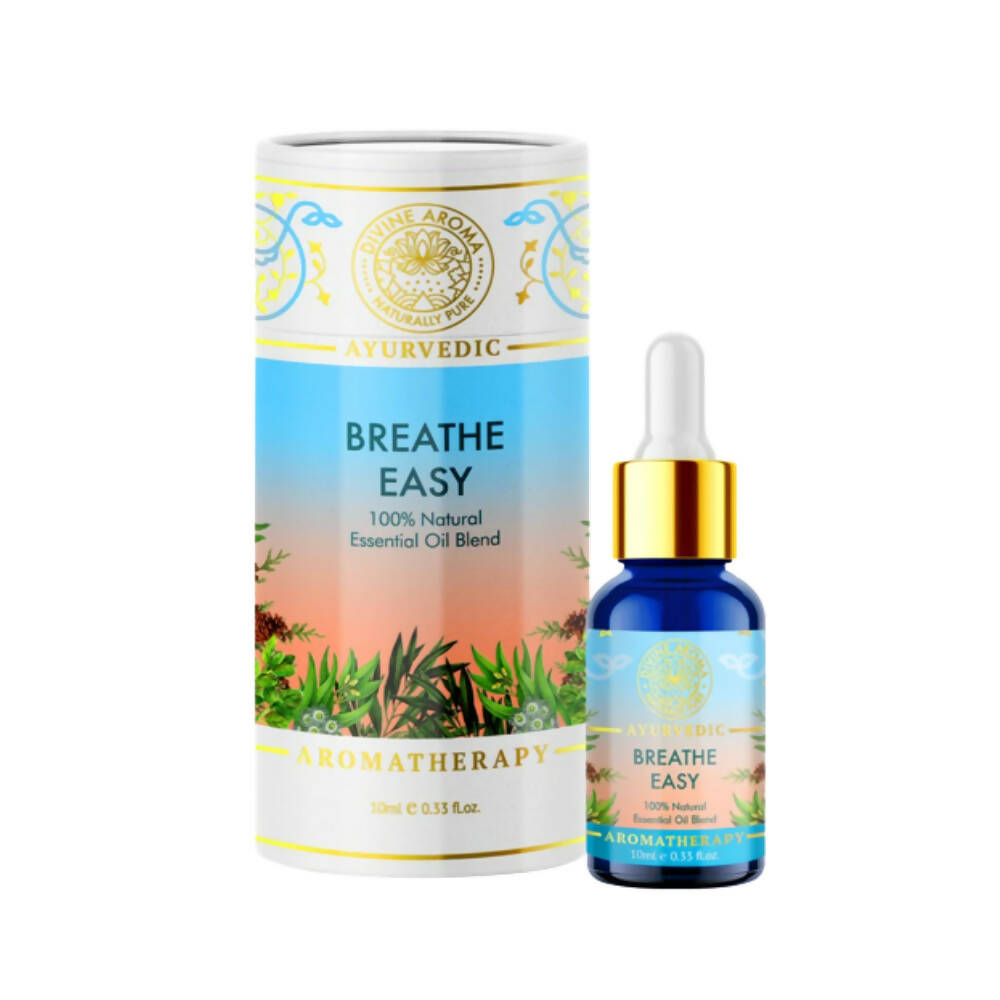 Divine Aroma 100% Natural Breathe Easy Essential Oil - Distacart