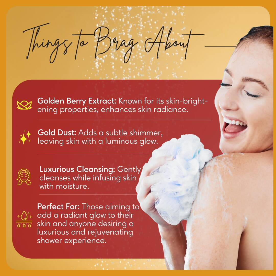 Careberry Golden Berry & Gold Dust Body Wash - Distacart