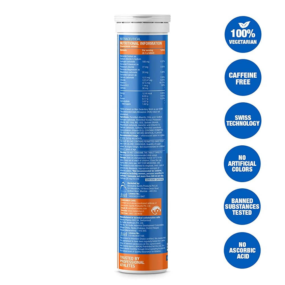 Fast&Up Reload + Caffeine Effervescent Tablets - Distacart