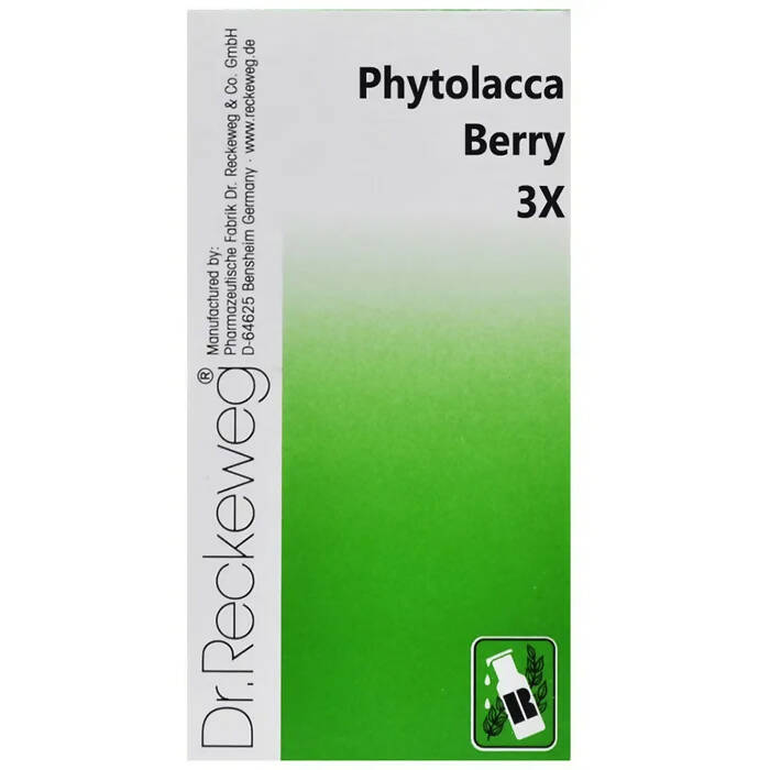 Dr. Reckeweg Phytolacca Berry Trituration Tablets - Distacart