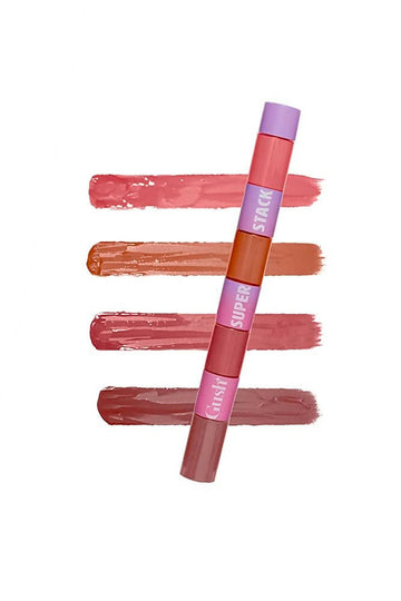 Gush Beauty X Palak Tiwari - Super Stack- Dark Nude 4-In-1 - Liquid Lipstick - Distacart