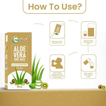 Nutriorg Aloevera Kiwi Juice - Distacart