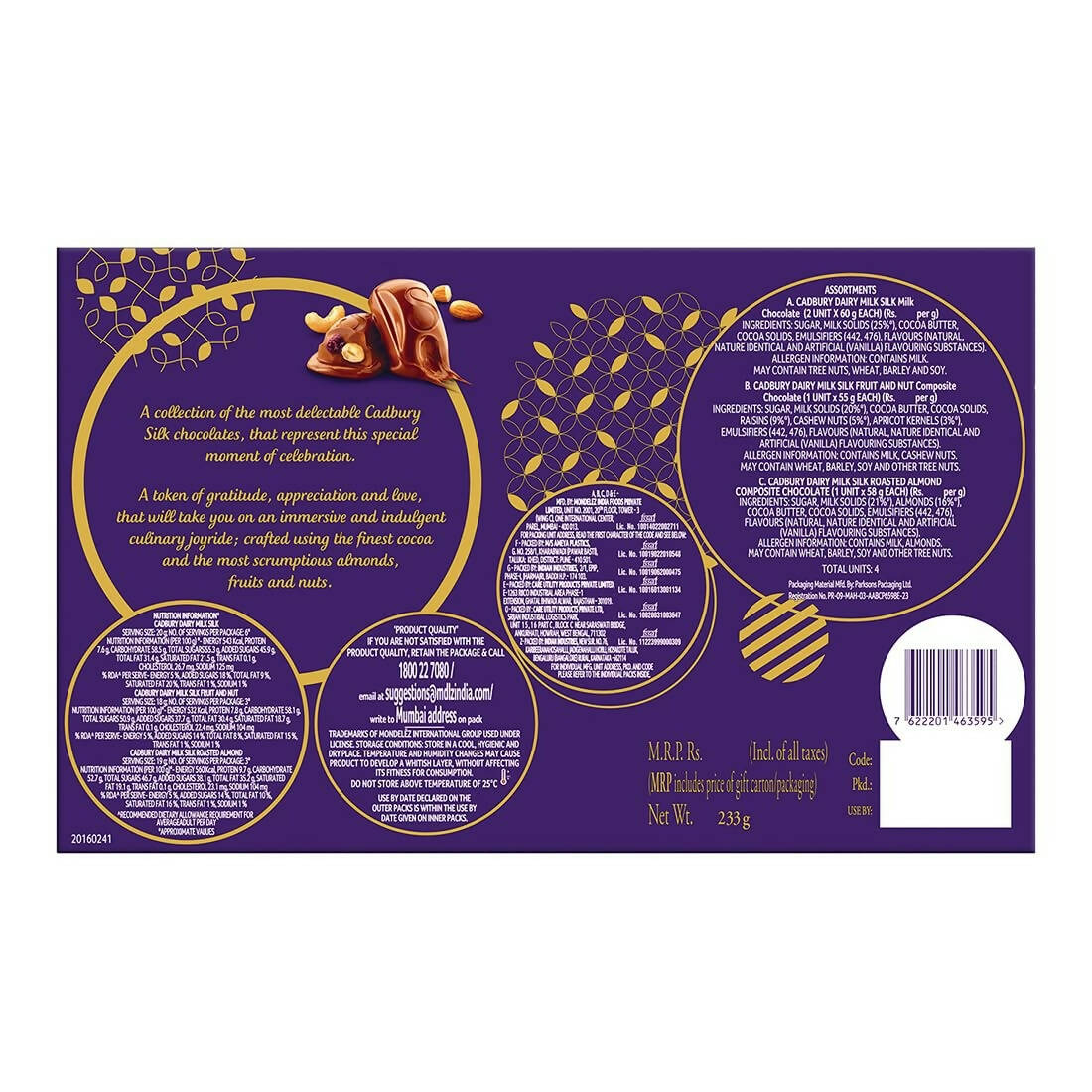 Cadbury Celebrations Special Silk Selects Gift Pack - Distacart