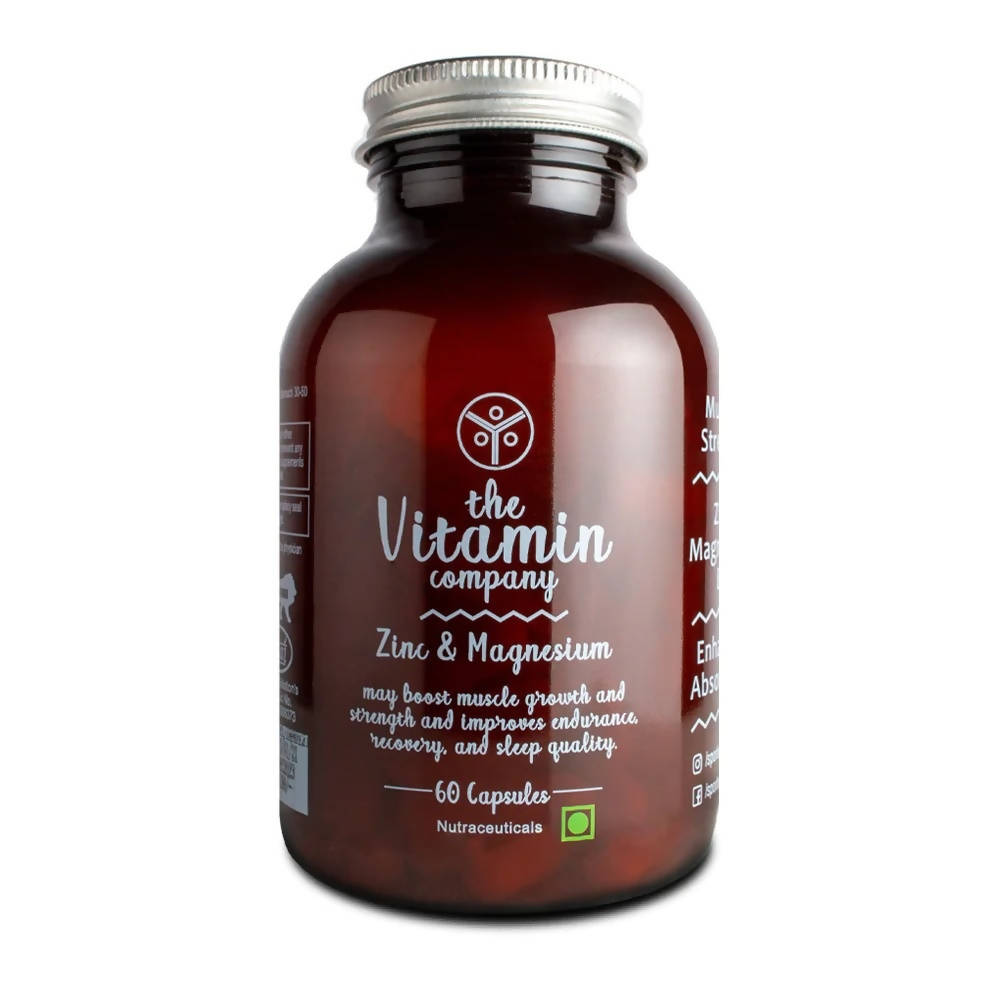 The Vitamin Company Zinc & Magnesium (With Vitamin B6) Capsules - Distacart