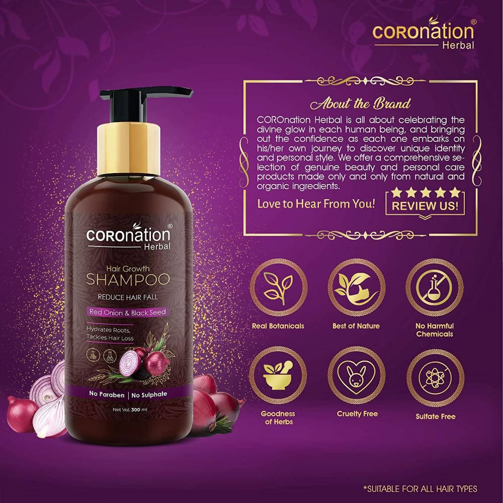 Buy Coronation Herbal Hair Growth Shampoo Online at Best Price.