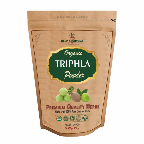 Deep Ayurveda Organic Triphala Powder - Distacart