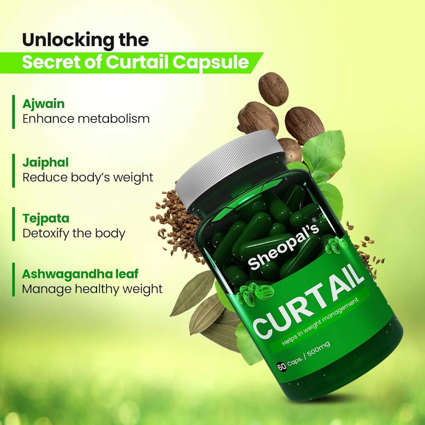 Sheopal's Curtail Capsules - Distacart