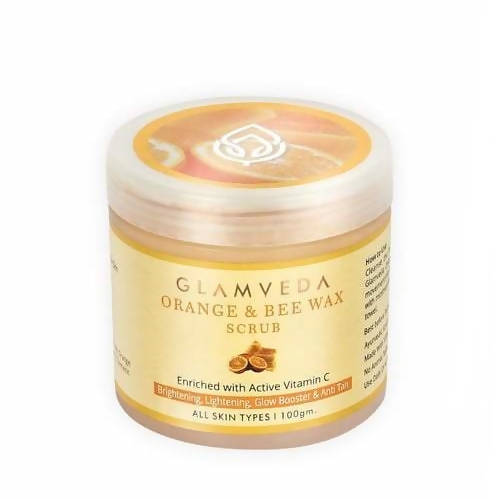 Glamveda Orange & Bee Wax Brightening Scrub