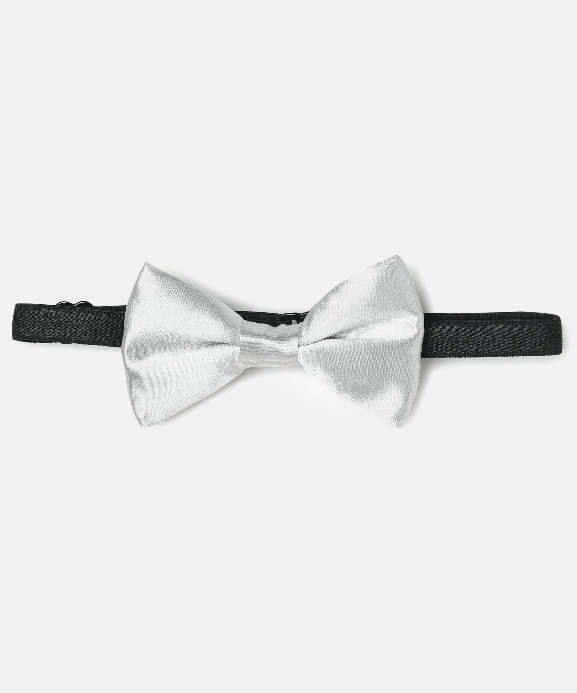Manet Boys Solid Single Layer Bow - Silver - Distacart