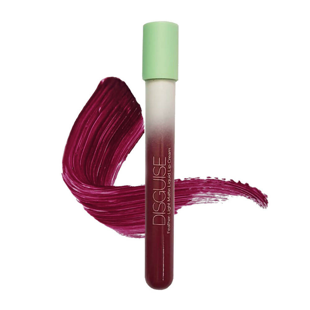 Disguise Feather-Light Matte Liquid Lip Cream - Naughty Magenta 33 - Distacart