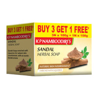 Thumbnail for Kp Namboodiri's Sandal Herbal Soap - Distacart