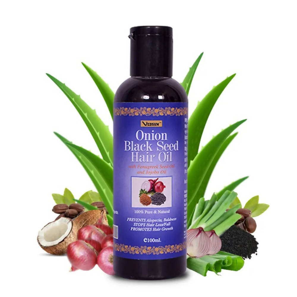 Vedsun Onion Black Seed Hair Oil - Distacart