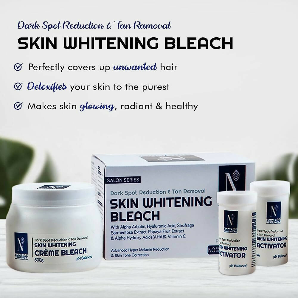 NutriGlow Advanced Organics Cream Bleach Kit - Distacart