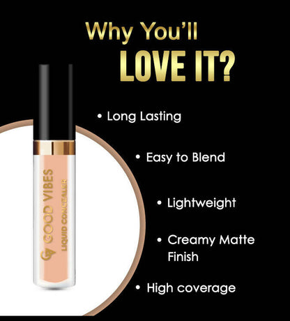 Good Vibes HydraGlow Liquid Concealer - Latte 35 - Distacart