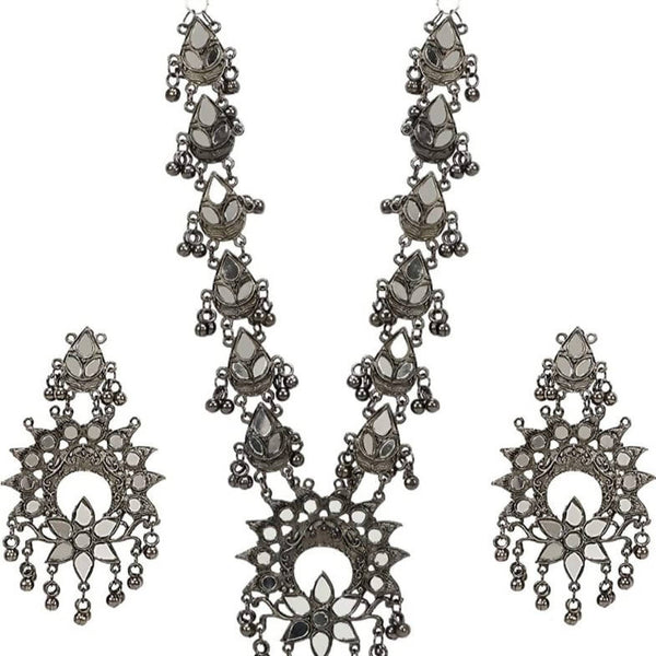 Mominos Fashion Traditional Mirror Design Necklace Set Mangalsutra - Distacart