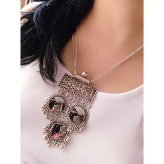 Latest traditional Jwellery set for women Color-Silver