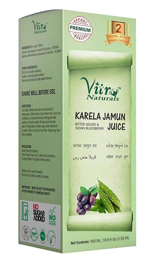 Vitro Naturals Karela Jamun Juice
