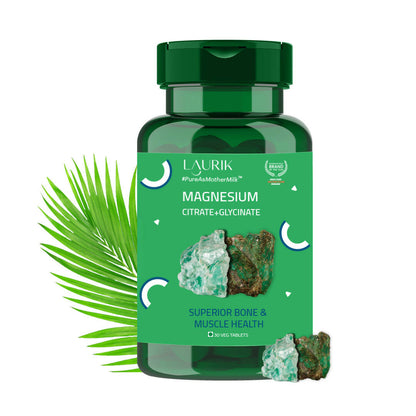 Laurik Magnesium Citrate, Glycinate, Oxide Complex Supplement Tablets | Maintain Sugar Level, Strong Bones For Men & Women - Distacart