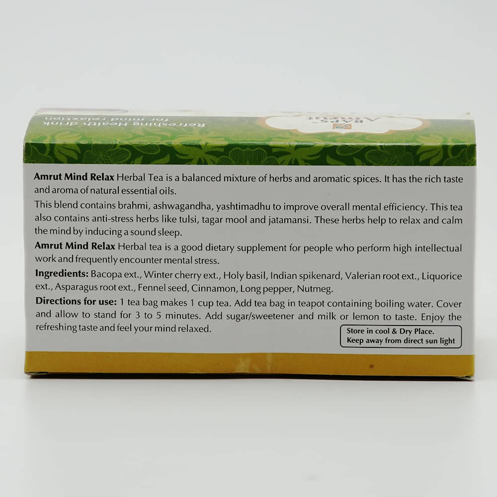 Baps Amrut Mind Relax Herbal Tea Bags
