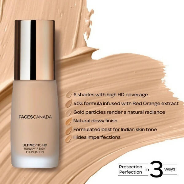 Faces Canada Ultime Pro HD Runway Ready Foundation-Ivory 01 - Distacart