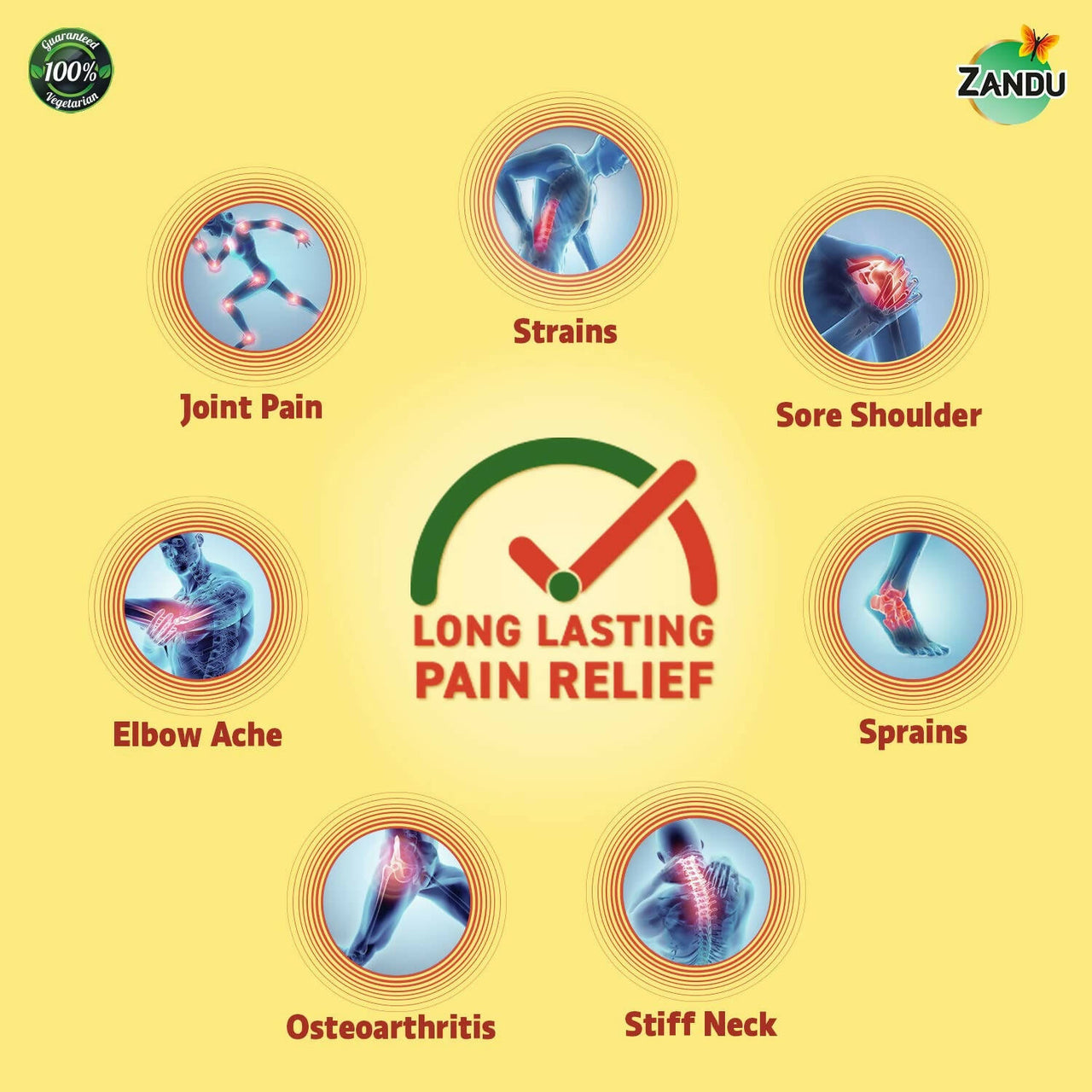 Zandu Ayurvedic Pain Relief Patch - Distacart