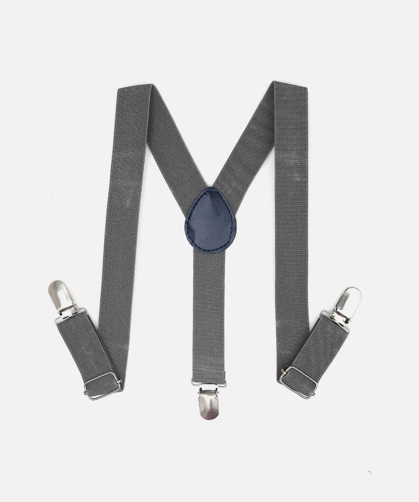 Manet Boys Solid Suspenders - Grey - Distacart