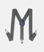 Thumbnail for Manet Boys Solid Suspenders - Grey - Distacart