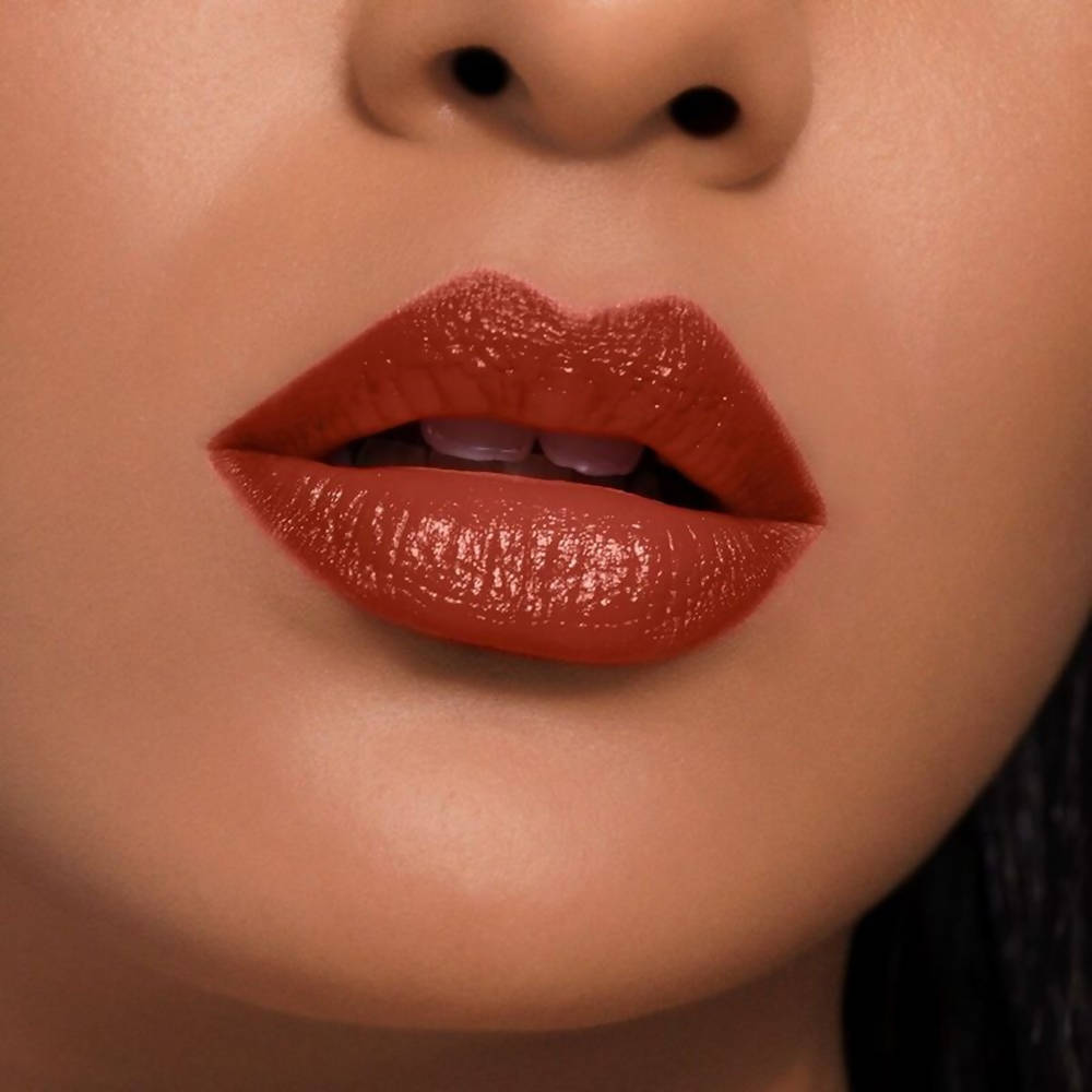 Manish Malhotra Soft Matte Lipstick - Burnt Rust - Distacart