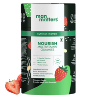 Thumbnail for Man Matters Nourish Multivitamin Gummies - Strawberry Flavour - Distacart