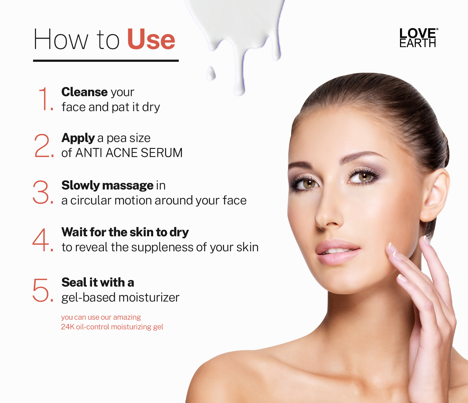 Love Earth Anti Acne Face Serum - Distacart