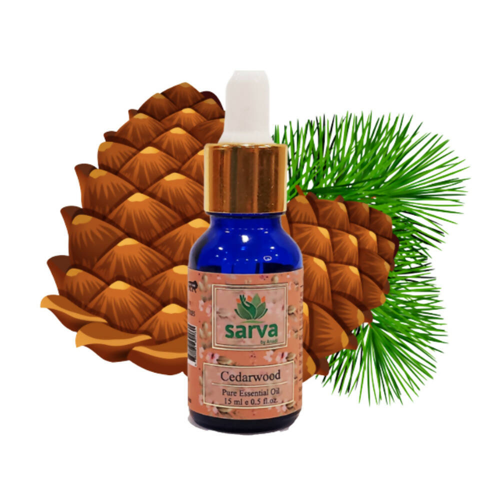 Sarva by Anadi Cedarwood Pure Essential Oil - Distacart