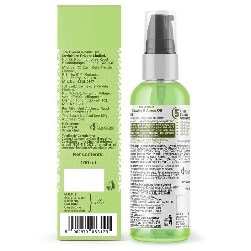Buds & Berries Colour Protectant Hair Serum With Pistachio And Argan Oil - Distacart