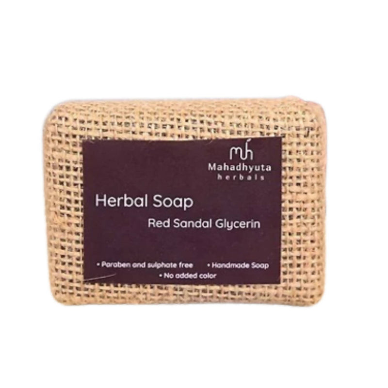Mahadhyuta Herbals Red Sandal Glycerin Soap