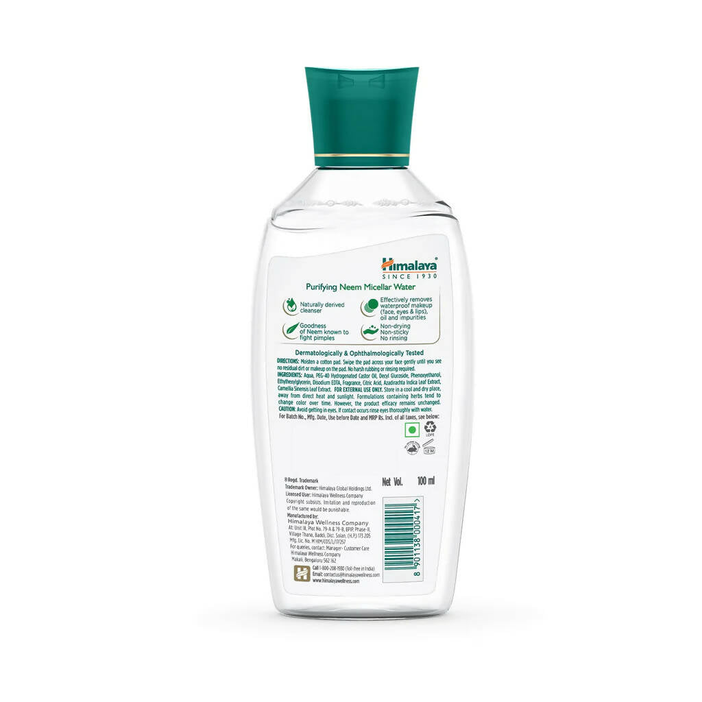 Himalaya Herbals Purifying Neem Micellar Water - Distacart